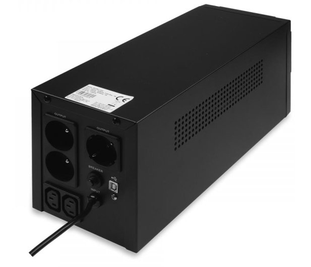 VOLT Micro UPS (1200VA/720W, 2x FR, AVR, LCD, USB) - 728270 - zdjęcie 3